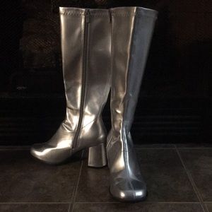Silver Costume Boots!!